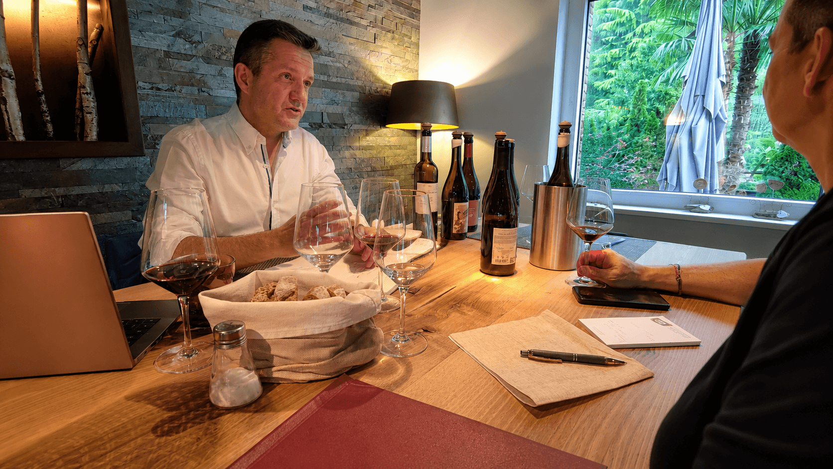 Wine strategy meeting